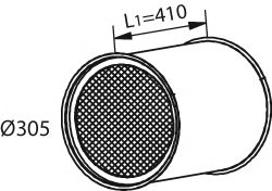 DINEX 983053 Soot/Particulate Filter, exhaust system